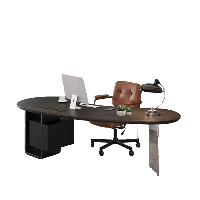 Großer Schreibtisch aus Holz mit Schublade – Arbeitstisch für Büro und Homeoffice