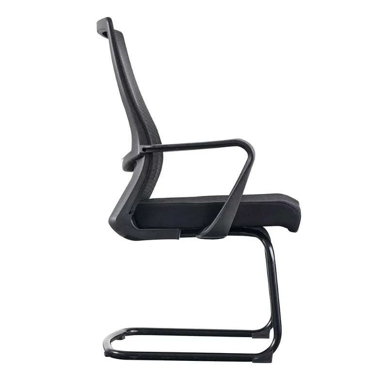 Bürostuhl mit hoher Rückenlehne und Netzbezug – Ergonomischer Drehstuhl mit Wippfunktion und verstellbaren Armlehnen