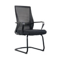Bürostuhl mit hoher Rückenlehne und Netzbezug – Ergonomischer Drehstuhl mit Wippfunktion und verstellbaren Armlehnen