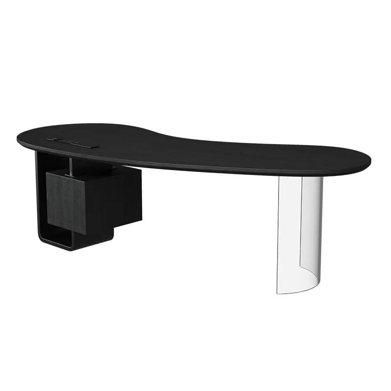 Großer Schreibtisch aus Holz mit Schublade – Arbeitstisch für Büro und Homeoffice