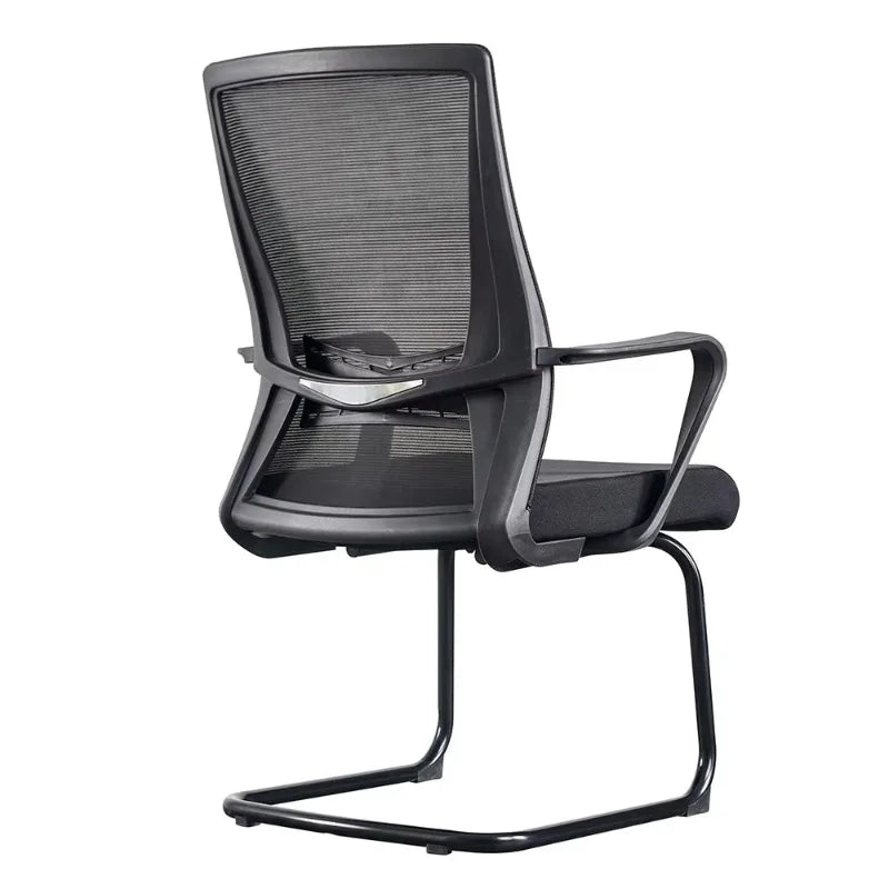 Bürostuhl mit hoher Rückenlehne und Netzbezug – Ergonomischer Drehstuhl mit Wippfunktion und verstellbaren Armlehnen