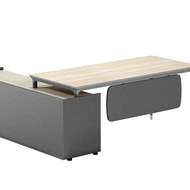 L-förmiger Schreibtisch aus Holzwerkstoff – Moderner Eckschreibtisch für Büro und Homeoffice