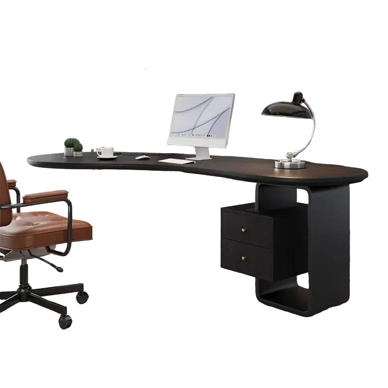 Großer Schreibtisch aus Holz mit Schublade – Arbeitstisch für Büro und Homeoffice