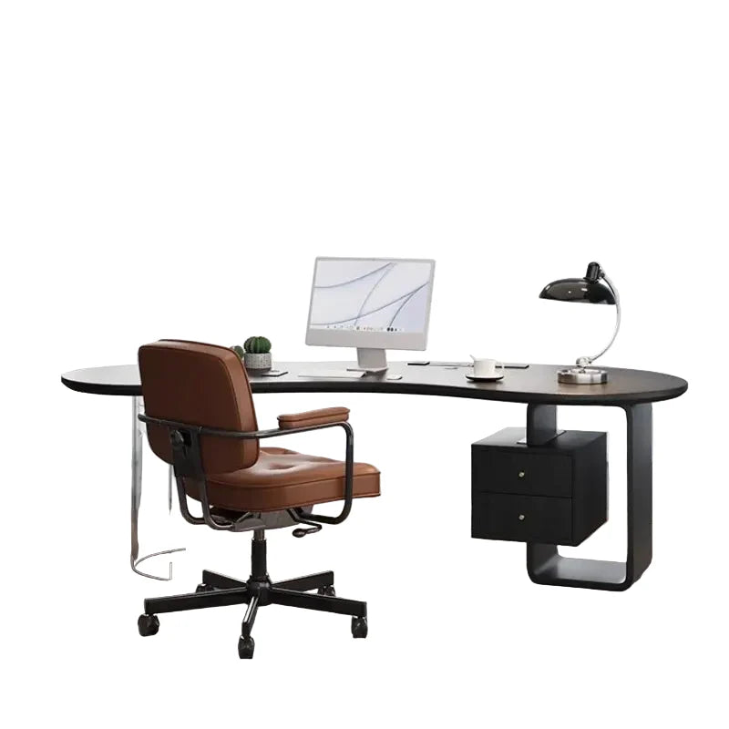 Großer Schreibtisch aus Holz mit Schublade – Arbeitstisch für Büro und Homeoffice